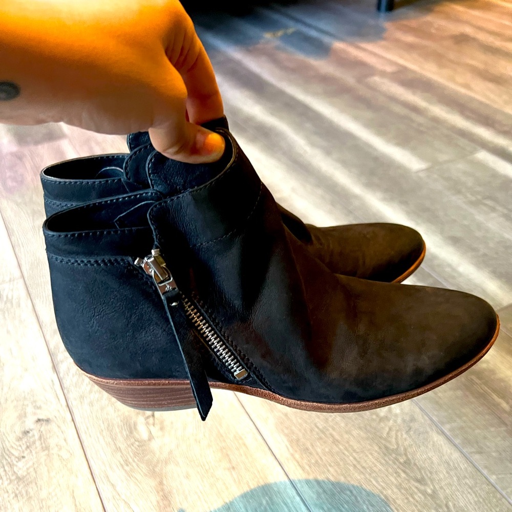 Sam Edelman black siege booties